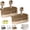#B*2, variant on No Drill Bathroom Suction Storage Box, 2026 Strong Load-Bearing Glacier Pattern Shower Caddy, Clear Removable Wall Mount Shelf with Drain Holes, Heavy Duty Organizer for Kitchen (#A)