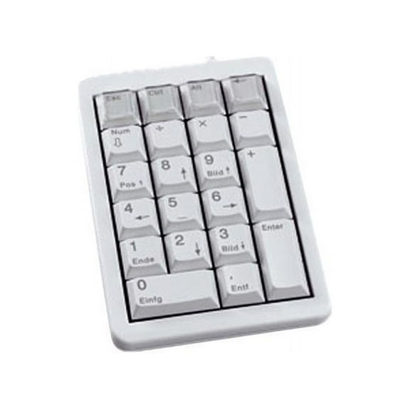 Cherry G84-4700 21-Key UltraSlim Programmable Mechanical Keypad - Light Gray