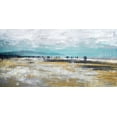 thumbnail image 2 of Summer, Clara 14x9 White Modern Wood Framed Museum Art Print Titled - Beach III, 2 of 4