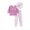 A-Purple881, variant on Bobifish Toddler Girls Outfit Sets Fall Winter Letter Print Crew Neck Long Sleeve Top Elastic Waist Leggings 2 Piece Sets