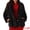 Black, variant on Women's Faux Fur Coat Long Sleeve Lapel Shaggy Jackets with Pockets XL Dark Green