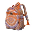 thumbnail image 4 of Mandala Cosmic Spiritual Spirituality School Backpack Adjustable Padded Straps Chest Strap Large Capacity Water-Resistant Backpack, 4 of 6
