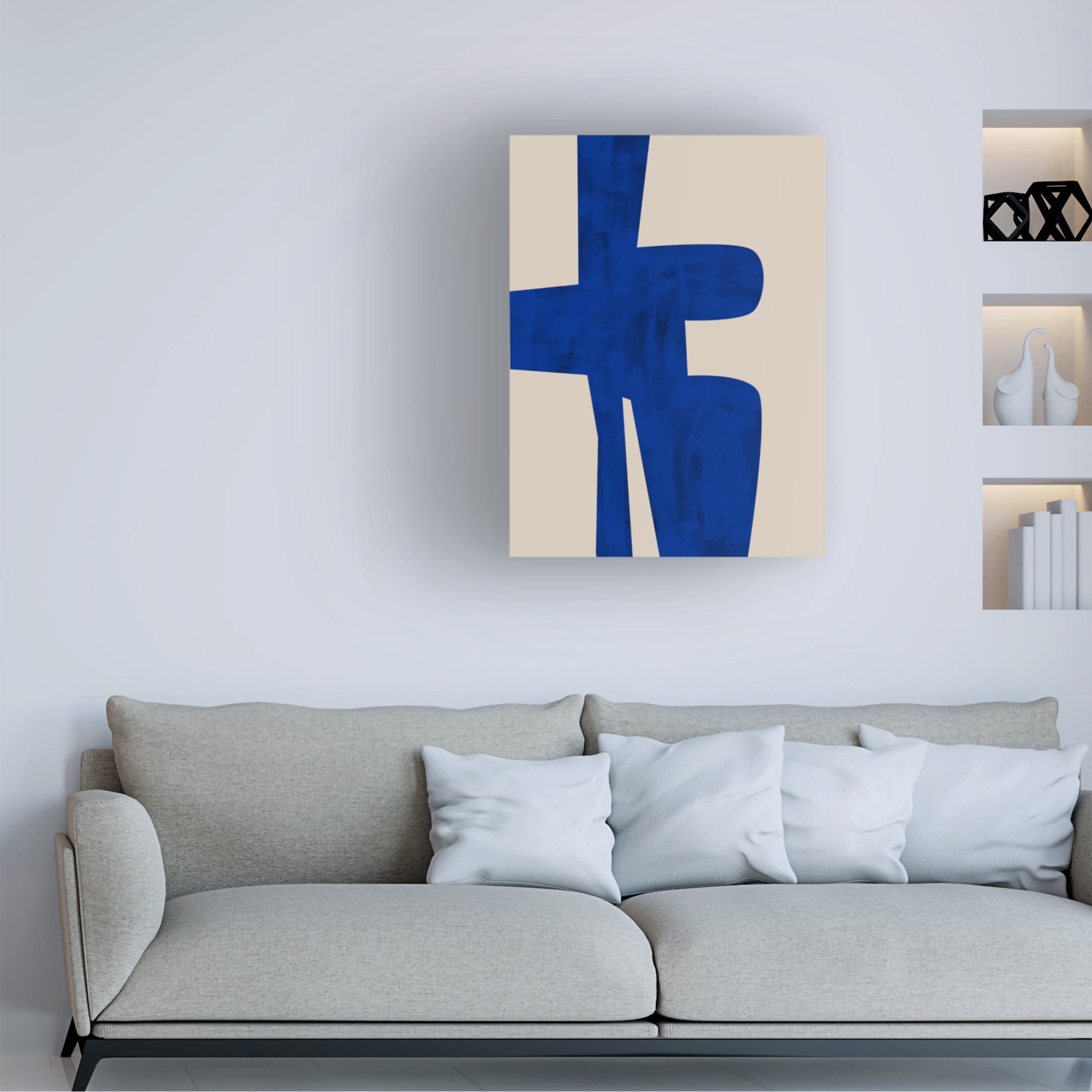 Trademark Fine Art Elena Ristova  Indigo62 Canvas Wall Art
