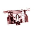 thumbnail image 1 of Accesorio de bricolaje para cortadora de cabello, cabezales giratorios de repuesto para cortadora de cabello, bloque de guía para 8504 81919 Guía - oro and rosa Macarena Bloque de guía de cabezal giratorio, 1 of 5