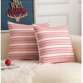 thumbnail image 2 of Fundas de almohada Cethom Christmas Boho texturizadas rojas, 45 x 45 cm, juego de 2, 2 of 7