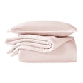 thumbnail image 6 of Sleep Zone 85gsm Luxury Plush Solid Microfiber Comforter Set, All Season Ultra Soft Bedding, Twin/Twin-XL Pink, 6 of 10