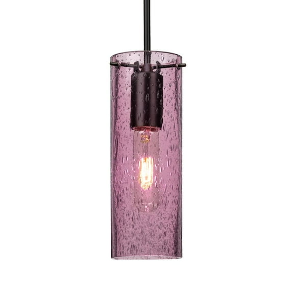 Besa Lighting - Juni 10 - One Light Cord Pendant with Flat Canopy Bronze Plum