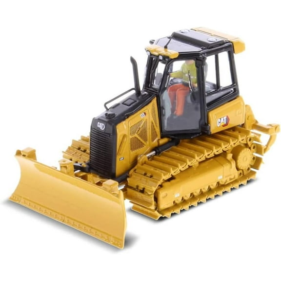 Diecast Masters 1:50 Caterpillar D3 Dozer - High Line Models 85673 - Metal Tracks, Opening Engine Compartment and Engine Detail