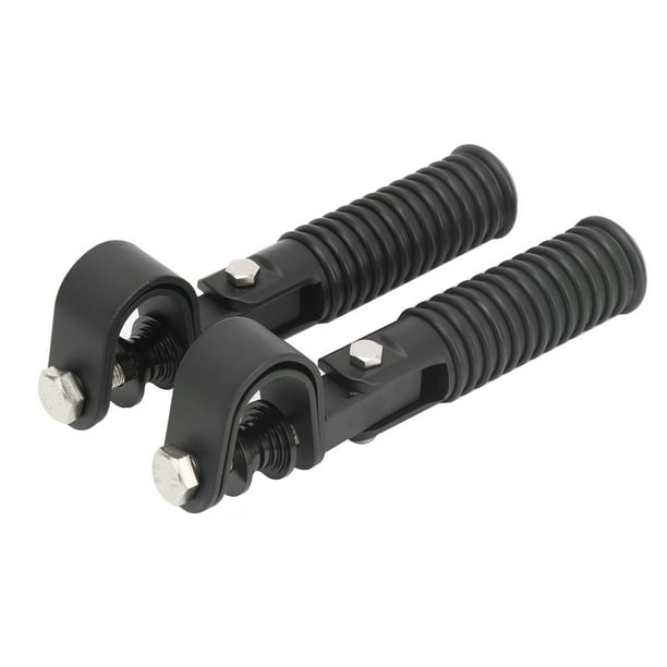 Par de estriberas para motocicleta con abrazadera para barra de protección de motor de 1 pulgada