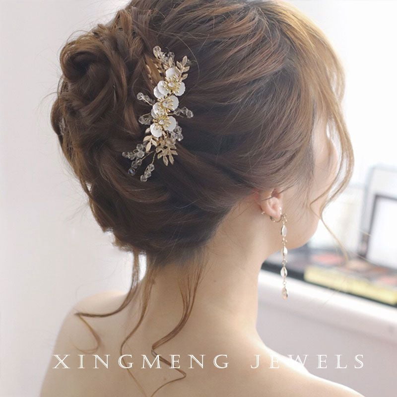 EKE Women’s Hair Clip Vintage Retro Back-Wear Elegant Hair Accessory with Fashion Texture