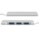 thumbnail image 5 of Divisor USB Tholdsy adaptador de computadora Aleación 1-drag-4 Plata USB 3.0, 5 of 6