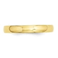 thumbnail image 3 of Solid 14k Yellow Gold 3mm Plain Classic Dome Wedding Band Ring Size 4, 3 of 6