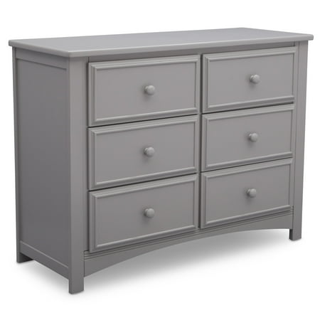 UPC: 0080213057831 | Delta Children Mason 6 Drawer Dresser  Grey