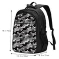 thumbnail image 5 of Daiia Horse Silhouette Pattern USB Charging Backpack for Men and Women, Anti-Theft Backpack,Travel Backpack,School Backpack,College Backpack,Laptop Backpack, 5 of 7