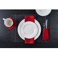thumbnail image 3 of Stone Lain Eddy Embossed Porcelain Round Dinnerware Set, 32 Piece Service for 8, White, 3 of 5