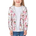 thumbnail image 3 of Kids Zip Up Hoodie for Boys Girls Toddler - cute pink llamas Alpaca funny Lightweight Long Sleeve 18M Boys Girl Clothes, Sun Protection Windproof Jackets Hoodie Sweatshirt, 3 of 7