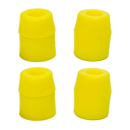 

TureClos Pack of 4 Skate Board Shock Absorber Skating PU Protection Bushing Washer Professional Sport Repairing Set Washers Truck Yellow