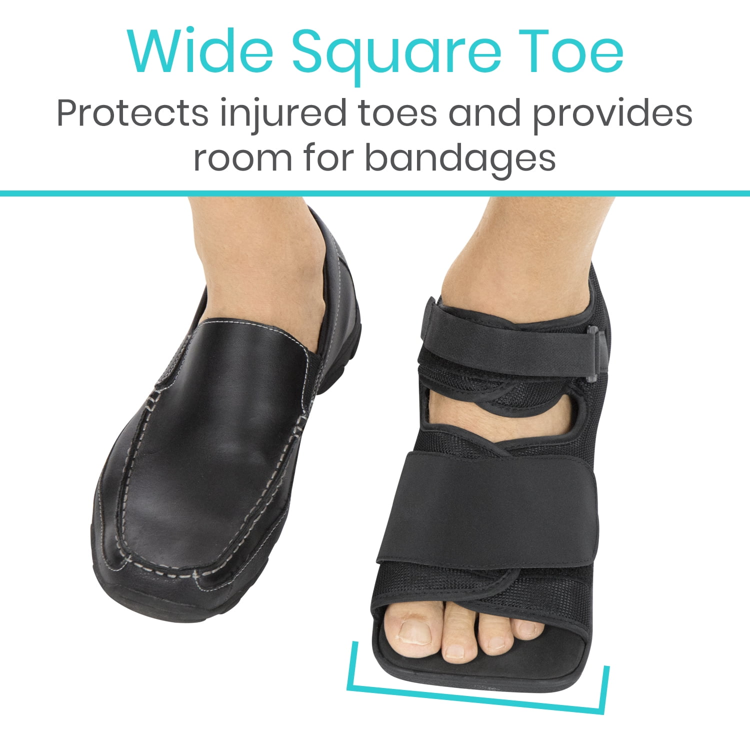 Buy Vive Post Op Shoe Lightweight Medical Walking Boot with Adjustable Strap Online at Lowest