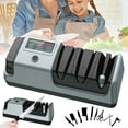 thumbnail image 5 of Electric Knife Sharpener,Portable Knives Sharpening Tool with LCD Screen,Adjustable Rotational Speed,Knife Sharpener Machine Quickly Sharpening,for Straight, Serrated,Meat Cleaver, 5 of 5