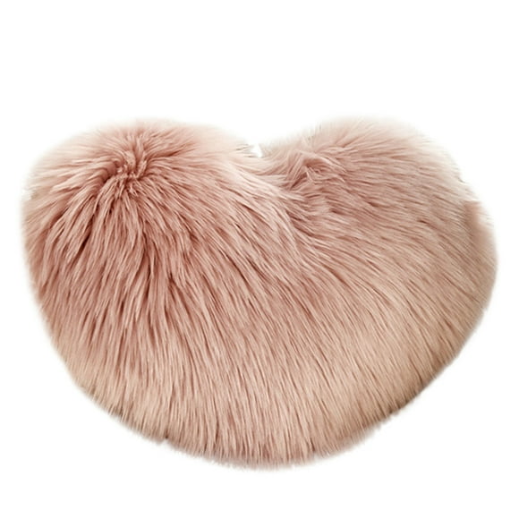 wendunide Heart Shaped Throw Pillow Cushion Plush Pillows Gift Home Sofa Decoration D