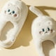 thumbnail image 5 of 2023 Nuevas pantuflas de felpa de invierno con dibujos animados de gato y tigre, pantuflas de pareja para el hogar, cálidas y antideslizantes, pantuflas de algodón para mujer, 5 of 5