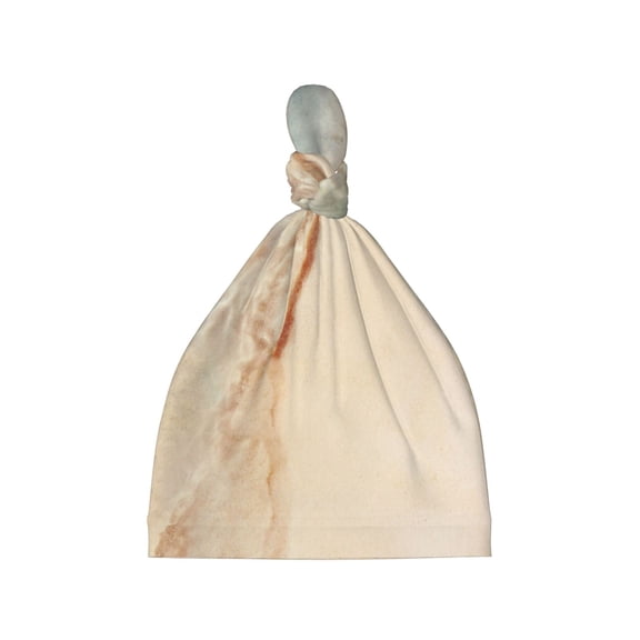 Balery Starfish On The Sand Beach Pattern Baby Beanie, Knotted Baby Hat, Infant Hat, Newborn Beanie, Adjustable Beanie, Baby Cap, Newborn Headwear