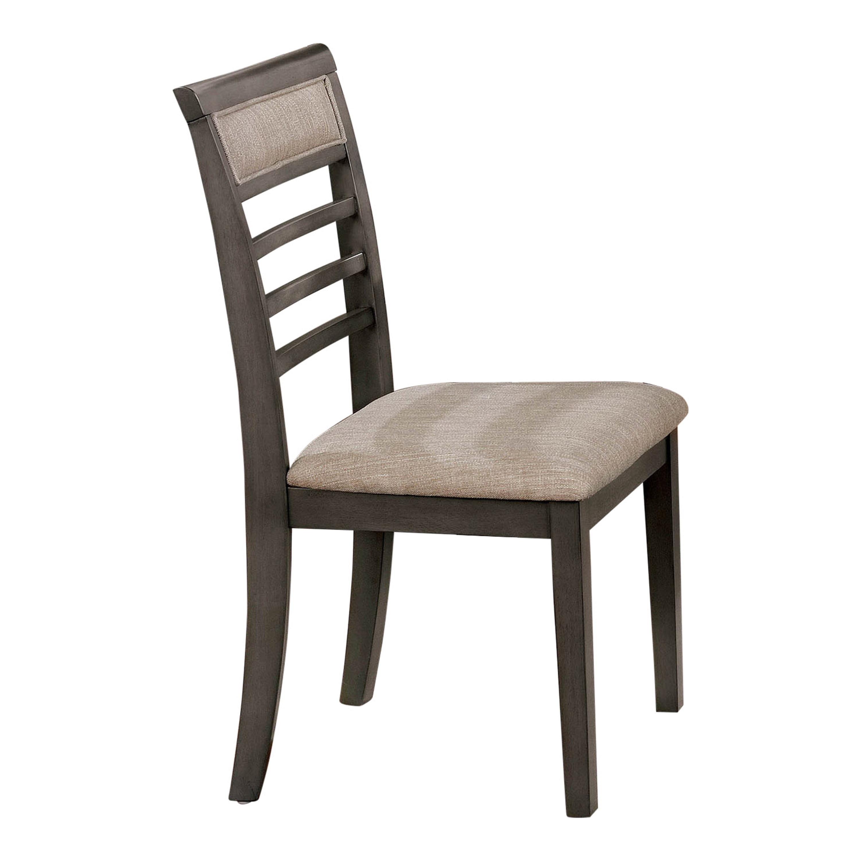 Furniture of America Kroll Wood Weathered Gray 5-Piece Dining Table Set