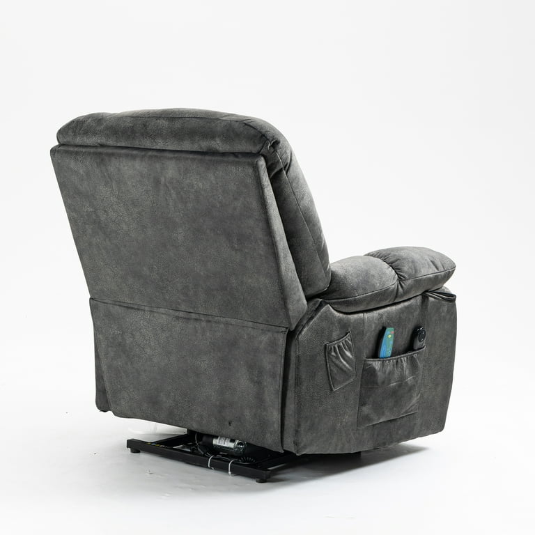 Magic Home Electric Power Lift Home Theater Light Gray Recliner