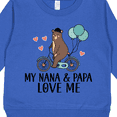 thumbnail image 3 of Inktastic My Nana Papa Love Me Grandchild Toddler Sweatshirt, 3 of 4