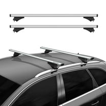 OMAC Cross Bars Roof Racks Aluminium for Nissan Rogue 2017-2020 Silver 2 Pcs Anti-Theft for Travel Kayak Canoe Surf Ski Snowboard Camping