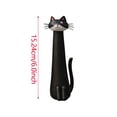 thumbnail image 3 of 7.87 x 4.33 in Handcrafted Quirky Cats Vase, Whimsical Ceramic Flower Vase, Playful Boho Home Decor, Ideal Gift for Cat Lovers, 3 of 8
