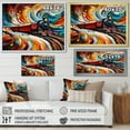 thumbnail image 4 of Designart "modern Train Whirling Momentum" Transportation Floater Framed Wall Decor, 4 of 7