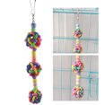 thumbnail image 4 of MasteelfCA Creative Parrot Colorful Bite Toy Hanging Plastic Ball Parrot Cage Pendant Educational Playing Toy, 4 of 8