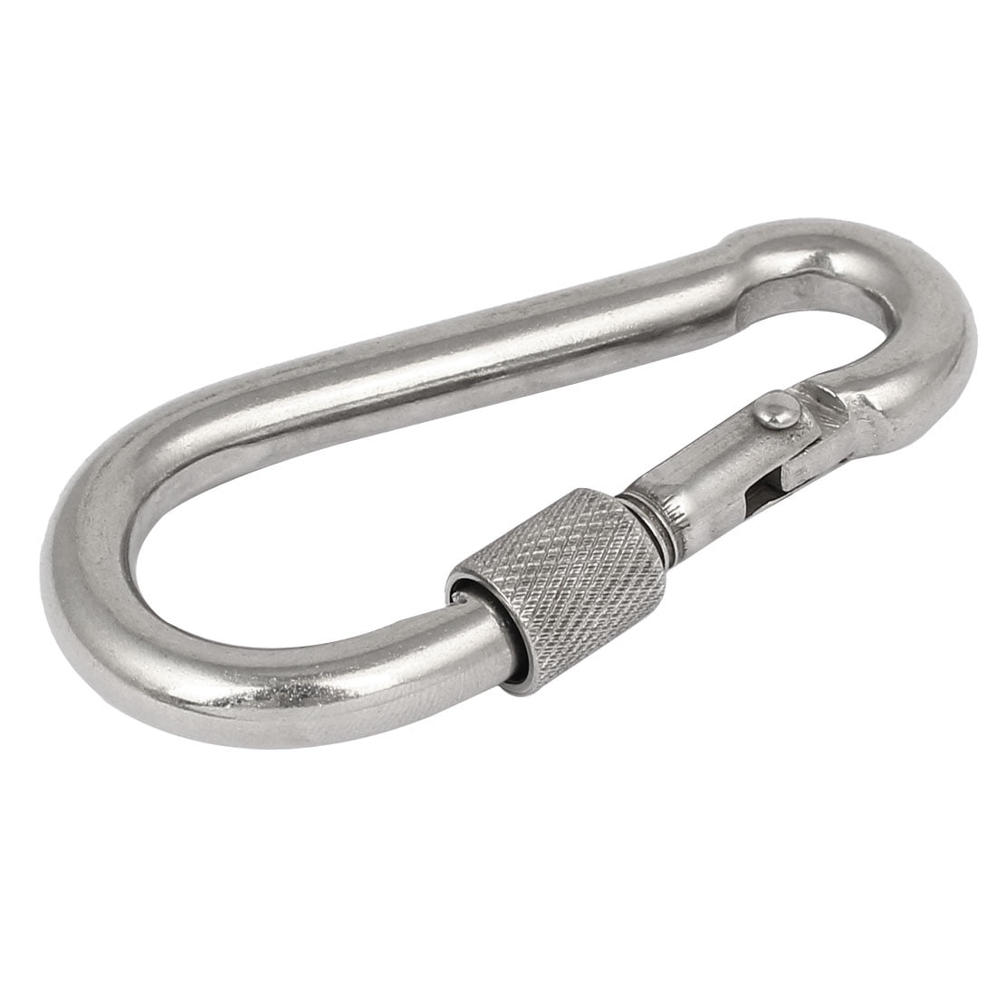 6MM STAINLESS STEEL 316 SNAP HOOK SAFETY CLIP CARABINER CLIMBING LOCK 20PCS 