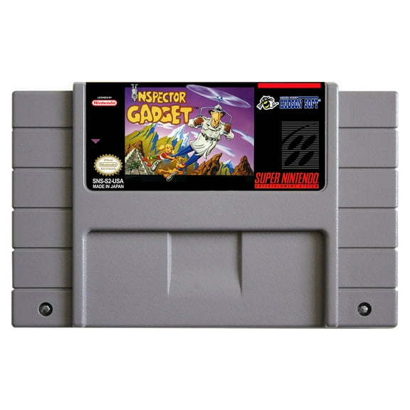 SNES Games Cartridge Inspector Gadget