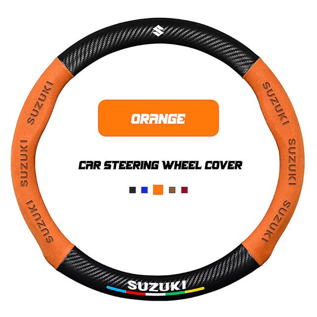 Protector para volante de coche para Suzuki Swift Grand Sport Vitara Sx4 Ignis Baleno Jimny Samurai Alto Alivio Ciaz Celerio s-cross