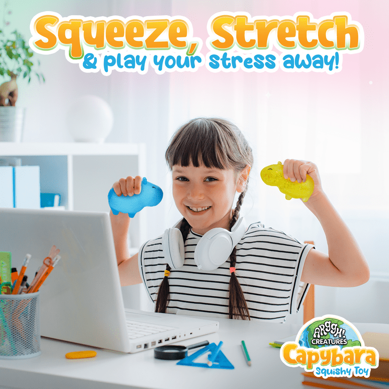 Power Your Fun Capybara Squishy Stress Balls, 2-Pack photo 6