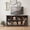 Dark Rustic Oak, variant on melmine TV Stand for TVs up to 55 Inch,Entertainment Center with 8 Cube Storage, Farmhouse TV Console Cabinet with Open Shelves, Media Storage Organizer for Living Room, Bedroom, White