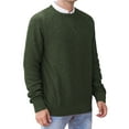 thumbnail image 6 of Iceglad Men's Crewneck Sweater Soft Cotton Rib Knit Casual Long Sleeve Classic Pullover Sweater, 6 of 7