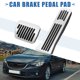thumbnail image 2 of Coche Auto Pie Pedal Pastillas Acelerador Freno Pedal Cubierta Kit Plateado Tono Negro, 2 of 7