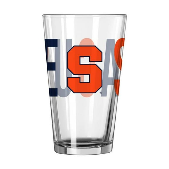 Logo Brands 214-G16P-4 Syracuse 16 oz Overtime Pint Glass