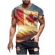 thumbnail image 2 of Tops para hombre, blusas y camisas de manga corta con cuello redondo para hombre, jersey informal con cuello redondo estampado para hombre, pantalones cortos deportivos para fitness, blusa de poliéste, 2 of 5