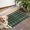 Green and Black Checkered Pattern, variant on Yellow and Black Checkered Pattern Washable Non Slip Indoor Door Mat, Decorative Entry Rug for Entrance, Bedroom, Kitchen, Bathroom, 16"x24"