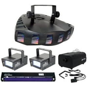 Chauvet DJ DERBY X DMX-512 Multi Colored Club Light+Fogger+2) Strobes+Blacklight