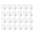 thumbnail image 3 of Velas eléctricas sin llama, 24 unidades, LED, reutilizables, con múltiples modos de luz, con 2 pilas de botón para fiestas, color blanco, 3 of 14