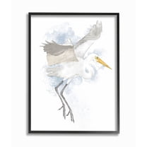 Stupell Industries White Stork Open Wings Simple Animal Illustration Designed by Jade Reynolds