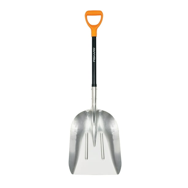 Fiskars Scoop Shovel, Aluminum Head, DHandle, 1pc, 3951501001