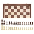 thumbnail image 2 of Juego de ajedrez internacional, tablero de ajedrez plegable portátil, juego de ajedrez, madera METRO, 2 of 9