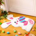 thumbnail image 2 of Happy Easter Bunny Bathroom Rugs, Rabbit Bath Mat Non-Slip Washable Rugs Welcome Decorative Doormat for Home Kitchen Easter Decor Holiday Decorations 32x20 Inch, 2 of 7