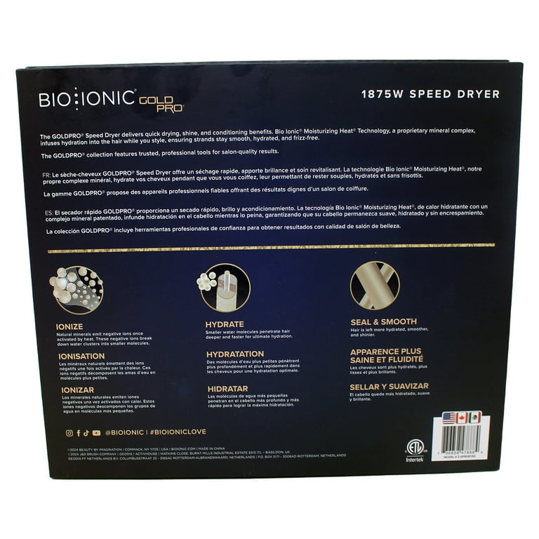 BIO IONIC popular Goldpro Hair Dryer